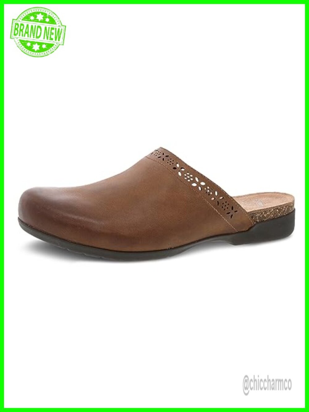Dansko Robbie Comfort Mules with Arch Support, Leather Upper, Memory Foam
